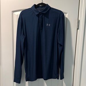 Under Armour Men's Navy Blue Polo Shirt